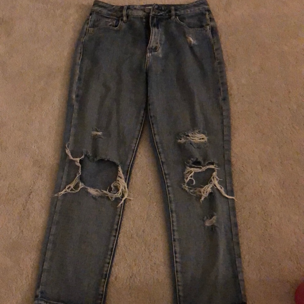 Pacsun ripped blue jeans